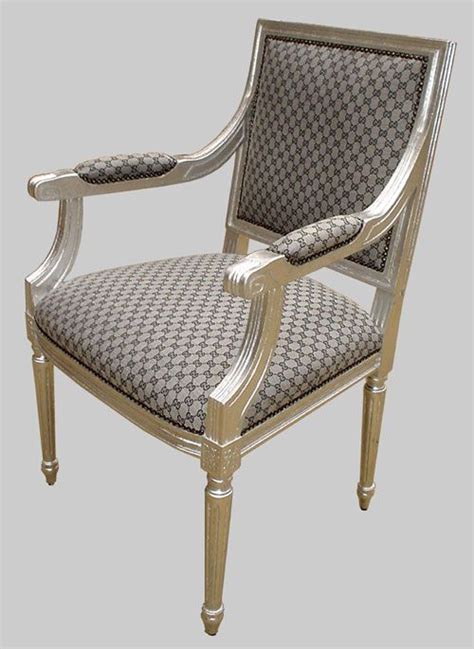 silver back gucci chair